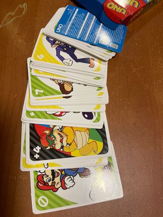 UNO Super Mario Card Game