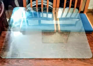 Cristal de mesa de vidrio, medidas 89x79