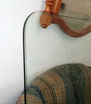 Cristal de mesa de vidrio, medidas 89x79