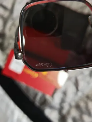 Gafas Cartier Unisex Marrón Dorado