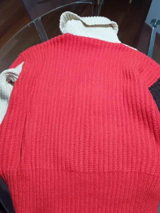 Jersey Zara cuello alto multicolor Talla S