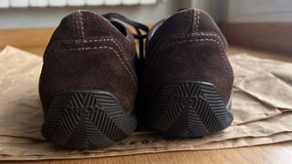 Mocasines marrones de ante “Geox”