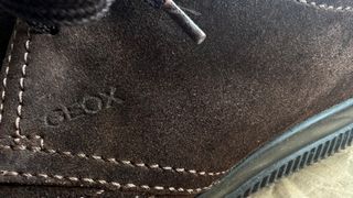 Mocasines marrones de ante “Geox”