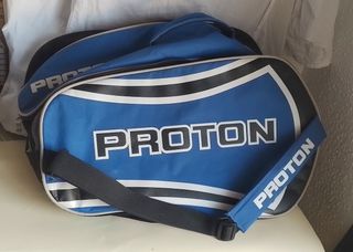 Bolsa Pádel Proton Azul y Negra Deporte Raqueta