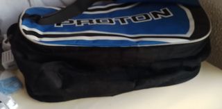 Bolsa Pádel Proton Azul y Negra Deporte Raqueta