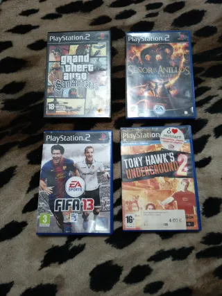 Lote 4 Juegos PlayStation 2