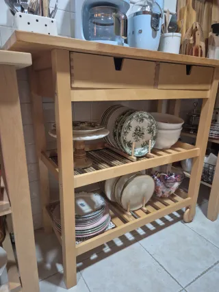 Mueble auxiliar madera Ikea