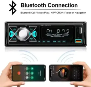 Radio Reproductor Coche MP3 Bluetooth USB 1 Din