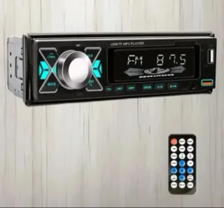 Radio Reproductor Coche MP3 Bluetooth USB 1 Din