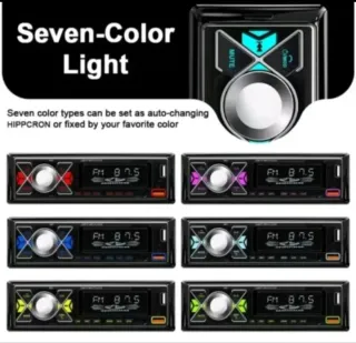 Radio Reproductor Coche MP3 Bluetooth USB 1 Din