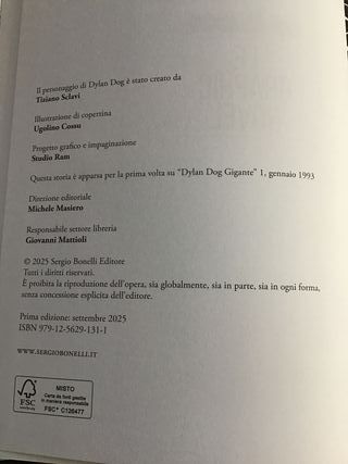 Dylan Dog: Il Giorno del Giudizio Autografato