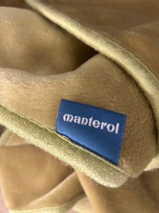 Manta de terciopelo verde para cama de 1,50