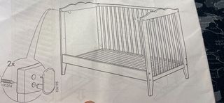 Cuna Ikea Hensvik 120x60 + Colchón