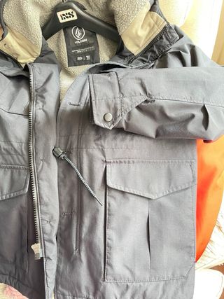 Chaqueta Volcom Negra Chico