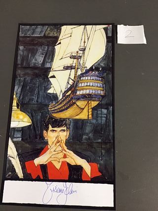 Dylan Dog Manifesto Il Galeone Poster Autografato