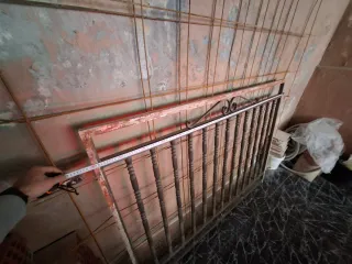 Reja de hierro para ventana.