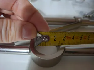 Soportes para cortinas en acero inoxidable