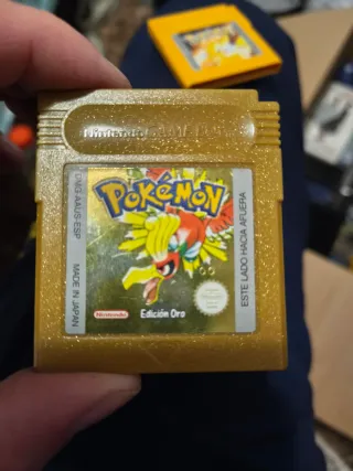 Pokémon Oro Game Boy Nintendo DMG-AAUS-ESP