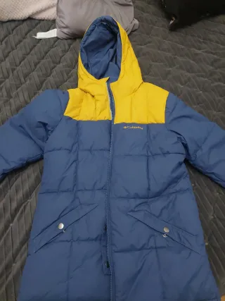 Chaqueta Columbia niño azul y amarillo