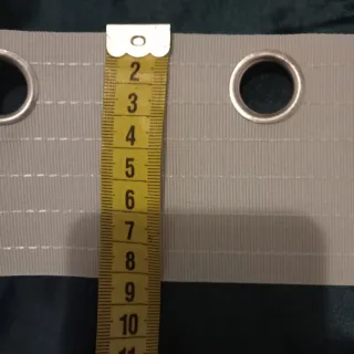 Rollo Cinta Cortina Poliéster Blanco 50 Mts