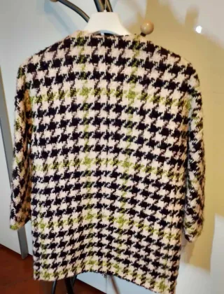 Cappotto Guttha Milano fantasia pied-de-poule