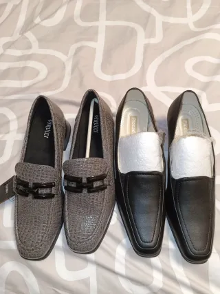 Zapatos Virucci Mujer Negro y Gris (10€ cada uno)