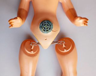 Antigua muñeca celuloide Aldo Folli 1950