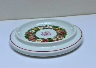 Posacenere Richard Ginori floreale monogramma