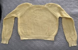 Jersey amarillo de punto