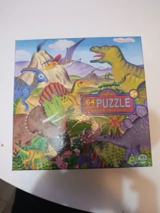 Puzzle eeboo 64 piezas Dinosaurios
