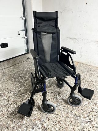 Silla de ruedas de aluminio