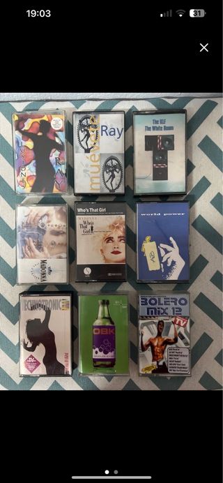 Lote 9 Cassettes Varios Artistas