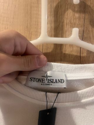 Sudadera Stone Island Blanca