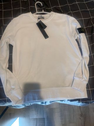 Sudadera Stone Island Blanca