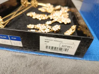 Aderezo Fallera dorado