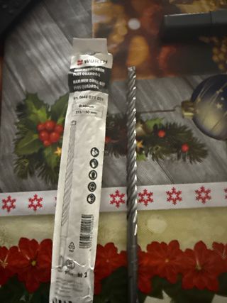 Broca Hormigón Wurth 10mm  y 8mm Quadro Plus