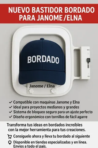 Bastidor Bordado Janome/Elna