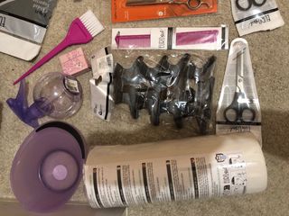 maquina de pelo y accesorios de peluquería