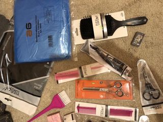 maquina de pelo y accesorios de peluquería