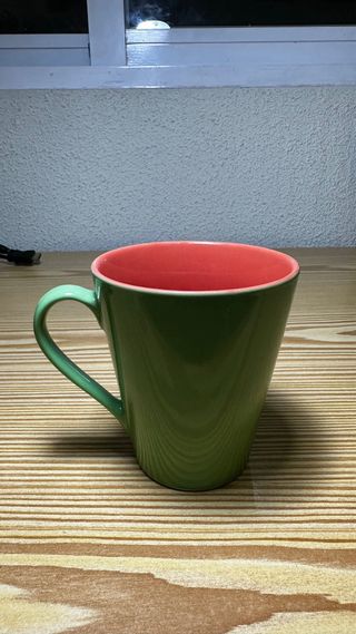 Lote Taza Cerámica Bicolor 250 ml