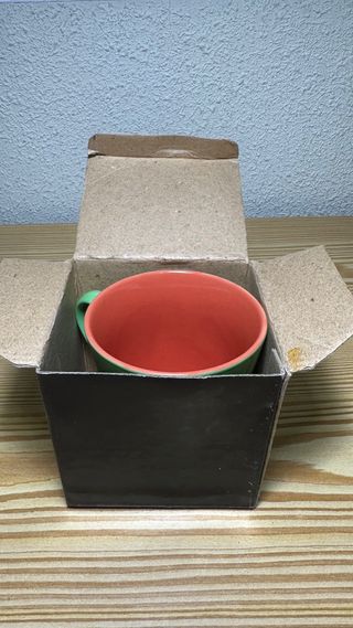 Lote Taza Cerámica Bicolor 250 ml