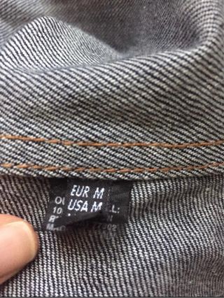 Cazadora Vaquera Zara Man Azul