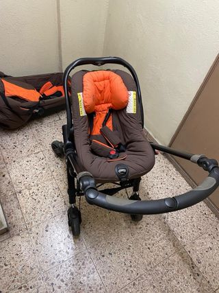 Carro Bebé Jané Carrera Marrón/Naranja 3 piezas