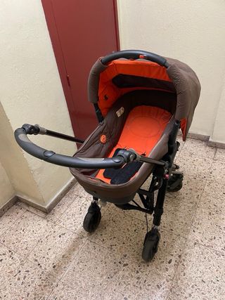 Carro Bebé Jané Carrera Marrón/Naranja 3 piezas