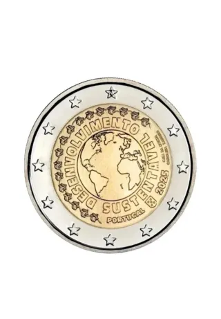 Moneda 2€ Portugal 2025 Desarrollo Sostenible SC.