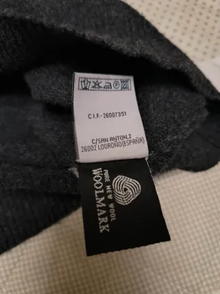 Jersey lana gris marengo XL