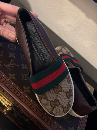 Bailarinas Gucci Beige y Marrón
