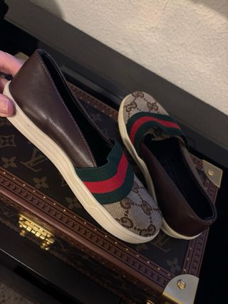 Bailarinas Gucci Beige y Marrón
