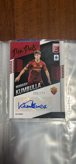Card Panini Kumbulla Autografata 050/199