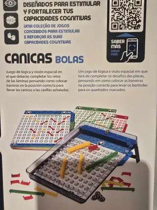 Juego Desafío Mental Falomir Canicas Bolas